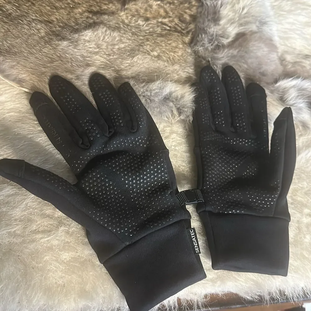 HEAD Black Thermal Gloves sensatec S (5175)